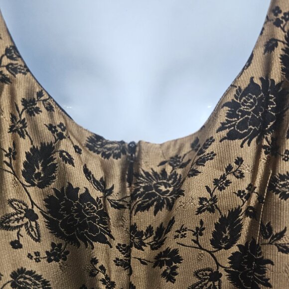 Vintage Dana Buchman Y2K Tank Floral Goth Whimsigoth Dark Coquette 6 - Picture 5 of 10